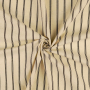 Baumwoll Cretonne Vintage Stripes, schwarz