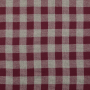 Tissu flanelle à carreaux Big Checks, lie de vin
