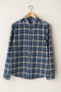 Baumwoll Flanell Karina, jeansblau