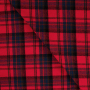 Cotton flannel Karolina, red