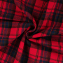 Cotton flannel Karolina, red