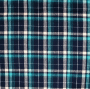 Cotton flannel Kerstin, teal