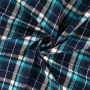 Cotton flannel Kerstin, teal