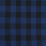 Katoenen flanel Kiara, donkerblauw