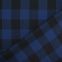Katoenen flanel Kiara, donkerblauw