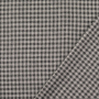 Katoenen flanel Small checks, donkergrijs