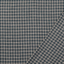 Katoenen flanel Small checks, jeansblauw