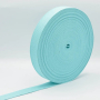 Katoenen tassenband 30 mm, aquablauw