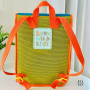 Sangle anse de sac bandoulière 3,8cm, coton & polyéthylène, orange