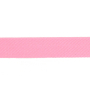 Katoenen tassenband uni roze 38 mm