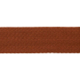 Sangle anse de sac bandoulière 3,8cm, coton & polyéthylène, orange rouille