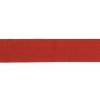 Katoenen tassenband uni rood 38 mm