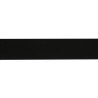 Baumwoll-Gurtband uni schwarz 38 mm