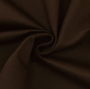 Tissu coton sergé uni, marron
