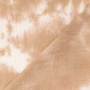 Tissu double gaze de coton Batik Stains, beige