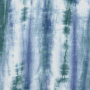 Katoenen mousseline double gauze batik style, blauw