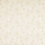 Tissu double gaze de coton Fleurs broderie Lara, blanc cassé
