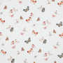 Baumwoll Musselin Butterfly Dream, wollweiß