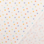 Tissu double gaze de coton Color Dots, multicolore