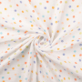 Tissu double gaze de coton Color Dots, multicolore