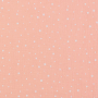 Katoenen mousseline double gauze dots, abrikooskleurig
