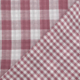Katoenen mousseline double face Kiara, bordeauxrood
