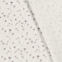 Katoenen mousseline double gauze Flying Flowers, gebroken wit