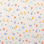 Tissu double gaze de coton Pommes Fruits, multicolore