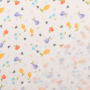 Tissu double gaze de coton Pommes Fruits, multicolore