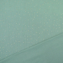 Tissu double gaze de coton, Pois dorés, vert pâle
