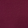 Katoenen mousseline double gauze golden dots, braamkleurig