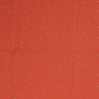 Katoenen mousseline double gauze golden drops, rood oranje
