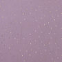 Katoenen mousseline double gauze gouden strepen, blauwpaars
