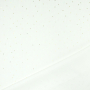 Tissu double gaze de coton Bâtons dorés Golden Strips, blanc cassé