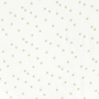 Tissu double gaze de coton Trèfles à quatre feuilles, blanc
