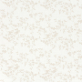 Tissu double gaze de coton Rameaux de feuillage Leafy Vines, blanc