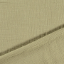 Tissu double gaze de coton aspect lin, vert pâle