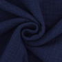 Katoenen mousseline linnenlook, donkerblauw