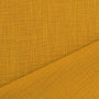 Tissu double gaze de coton look lin, jaune miel