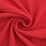 Katoenen mousseline linnenlook, rood