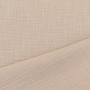 Tissu double gaze de coton look lin, sable