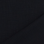 Tissu double gaze de coton look lin, noir
