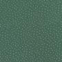 Katoenen mousseline double gauze kleine stippen, oudgroen