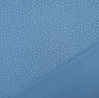 Katoenen mousseline double gauze kleine stippen, blauwgrijs