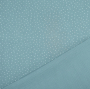 Tissu double gaze de coton à pois, vert gris