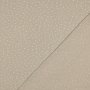 Baumwoll Musselin Little Dots, greige