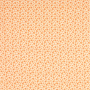 Katoenen mousseline double gauze Mille Fleurs, lichtoranje