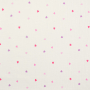 Katoenen mousseline Polkadot Hearts, roze