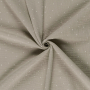 Katoenen mousseline double gauze punten, lichttaupe