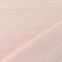 Katoenen mousseline double gauze, rosaline